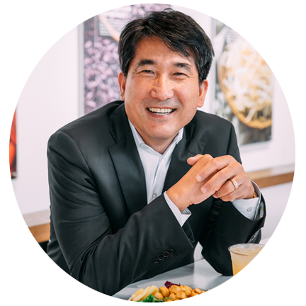 Headshot of Charley Shin, Founder & CEO or BIBIBOP Asian Grill