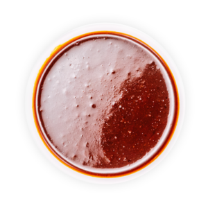 Gochujang, the fermented Korean chili paste that forms the base of bibimbap sauce