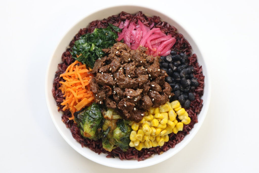 Classic Steak & Purple Rice Bowl