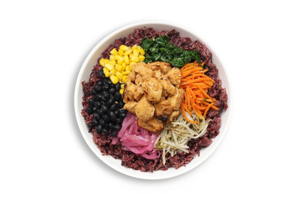 Classic Spicy Chicken and Purple Rice