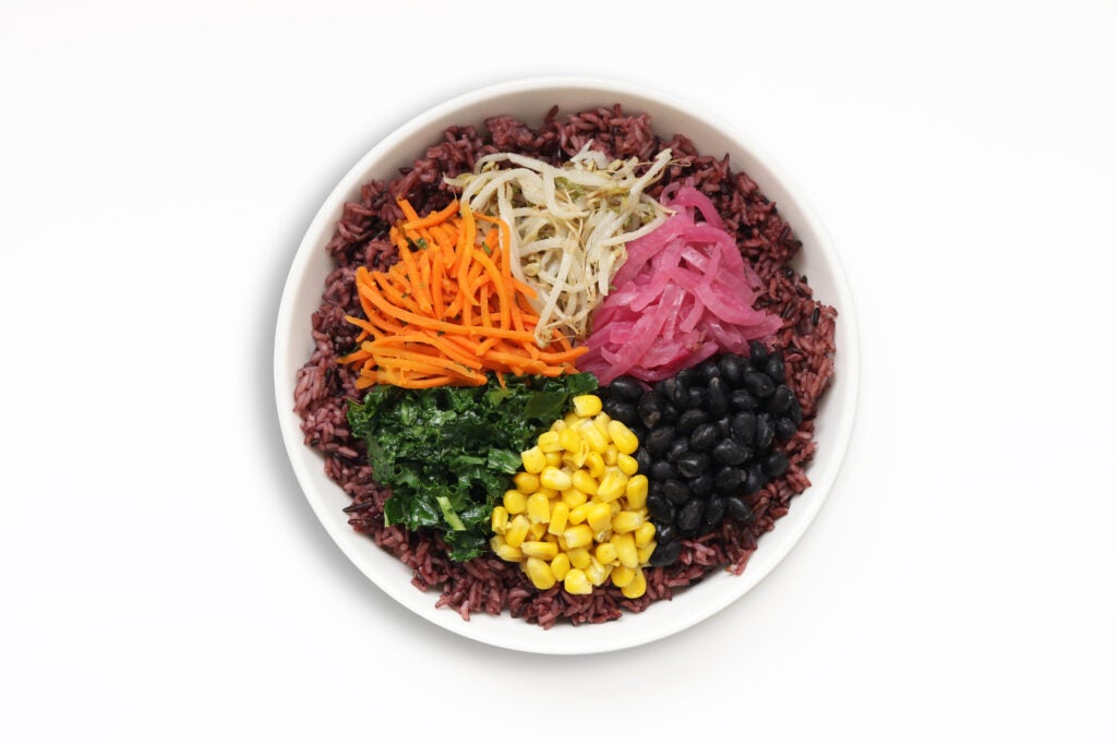 Classic Veggie and Purple Rice
