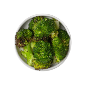 Roasted Sesame Broccoli, a topping on the BIBIBOP menu